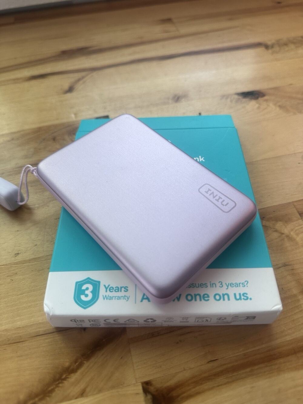 INIU SnapGo Air Qi2.2 Magnetic Power Bank 10000mAh Purple P781 - OPEN BOX